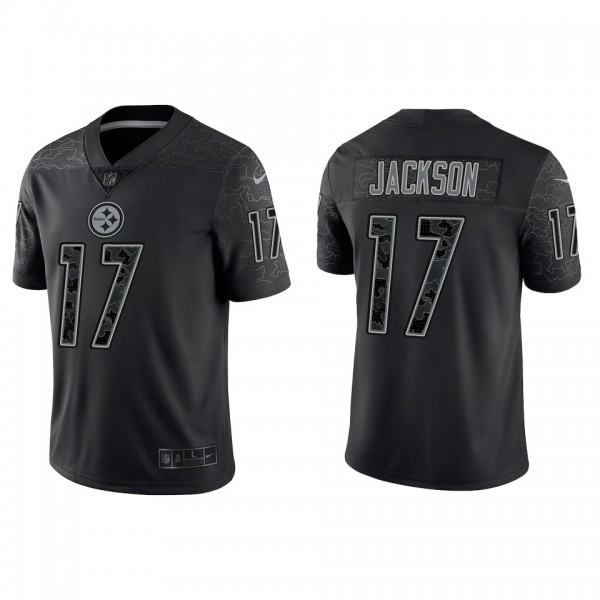 Men's Pittsburgh Steelers William Jackson Black Reflective Limited Jersey