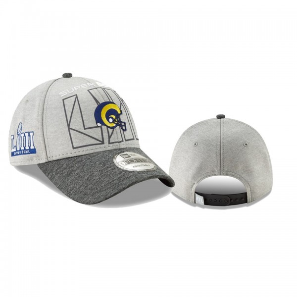 Los Angeles Rams Gray-Charcoal 9FORTY Adjustable S...