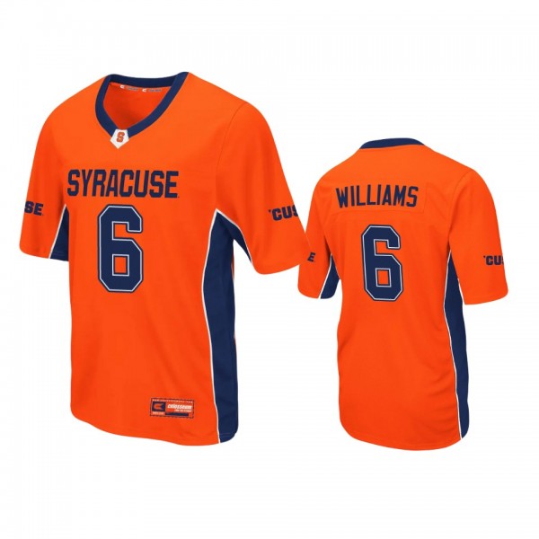 Syracuse Orange Trill Williams Orange Max Power Jersey
