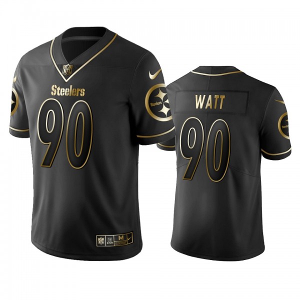 Pittsburgh Steelers T.J. Watt Black Golden Edition...