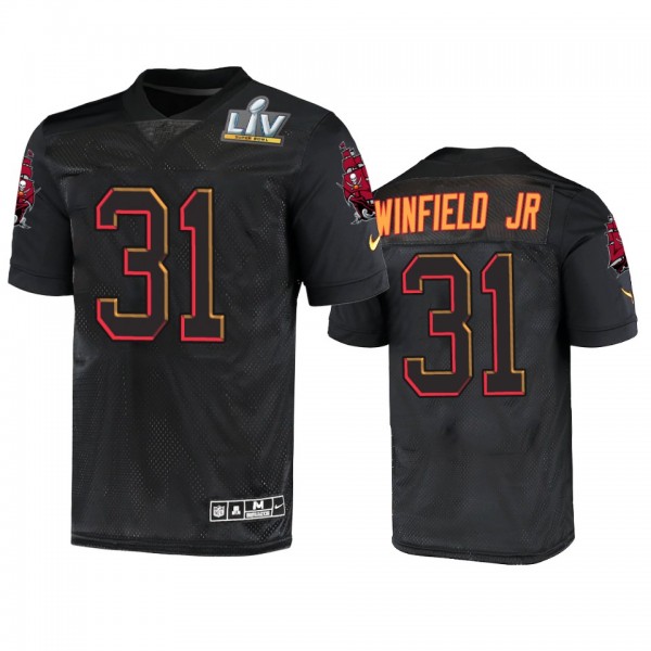 Men's Super Bowl 55 Antoine Winfield Jr. Black Jer...