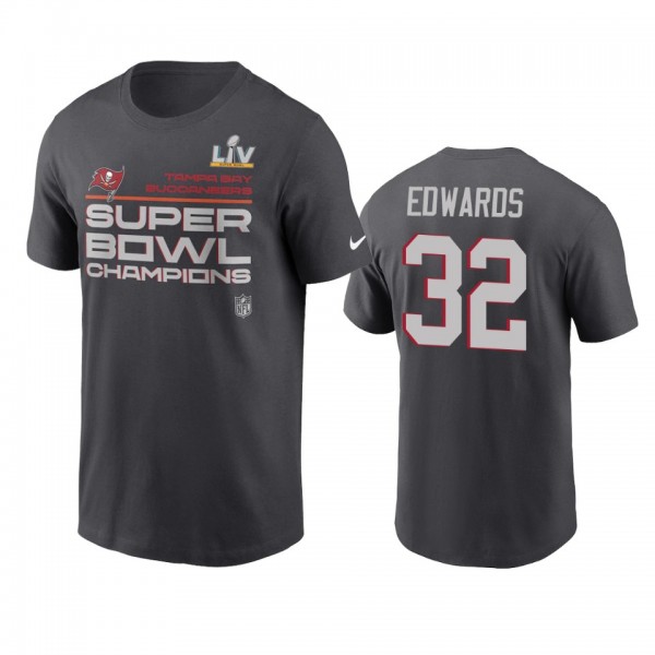 Tampa Bay Buccaneers Mike Edwards Anthracite Super...
