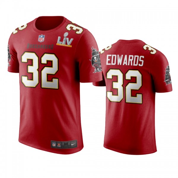 Tampa Bay Buccaneers Mike Edwards Red Super Bowl L...