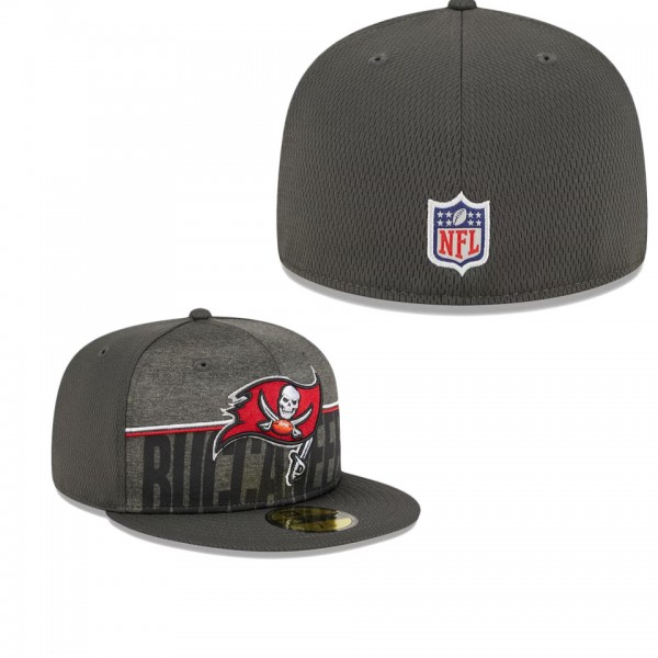Men's Tampa Bay Buccaneers Pewter 2023 NFL Training Camp 59FIFTY Fitted Hat