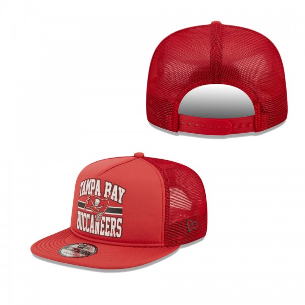Tampa Bay Buccaneers Red A-Frame 9FIFTY Snapback T...