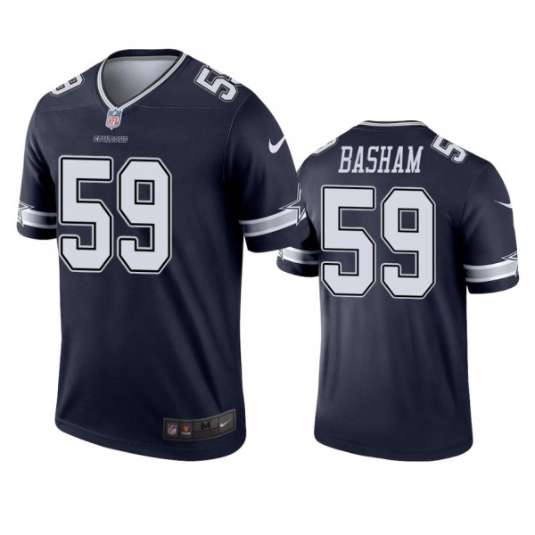 Dallas Cowboys Tarell Basham Navy Legend Jersey - ...