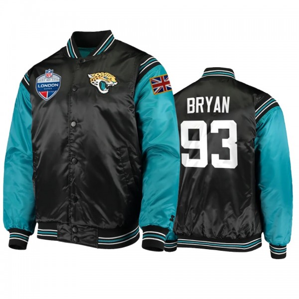 Jacksonville Jaguars Taven Bryan Black 2021 London Game Jacket