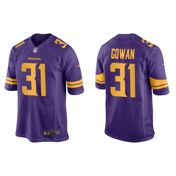 Men's Minnesota Vikings Tay Gowan Purple Alternate...