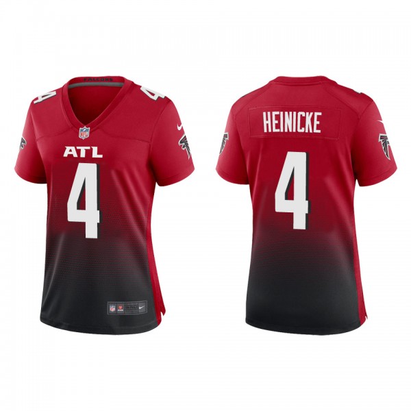 Women's Atlanta Falcons Taylor Heinicke Red Alternate Game Jersey