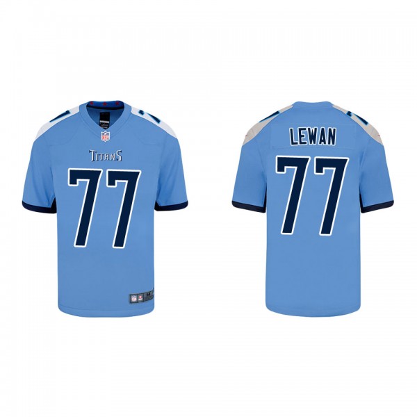 Youth Taylor Lewan Tennessee Titans Light Blue Gam...