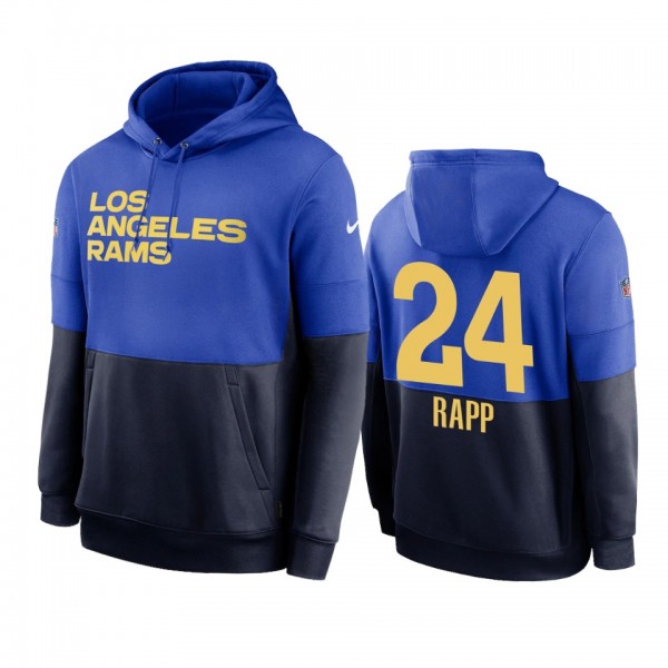 Los Angeles Rams Taylor Rapp Powder Blue Navy Side...