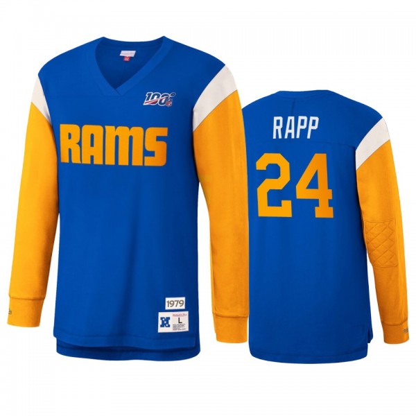 Los Angeles Rams Taylor Rapp Mitchell & Ness R...