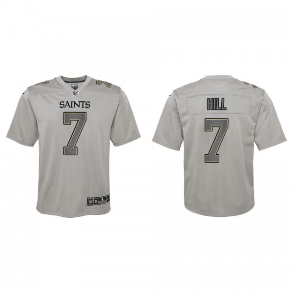 Taysom Hill Youth New Orleans Saints Gray Atmosphe...