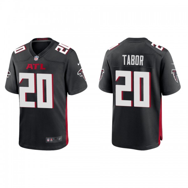 Men's Atlanta Falcons Teez Tabor Black Game Jersey