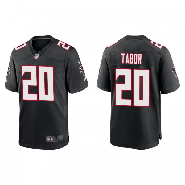 Men's Atlanta Falcons Teez Tabor Black Throwback G...