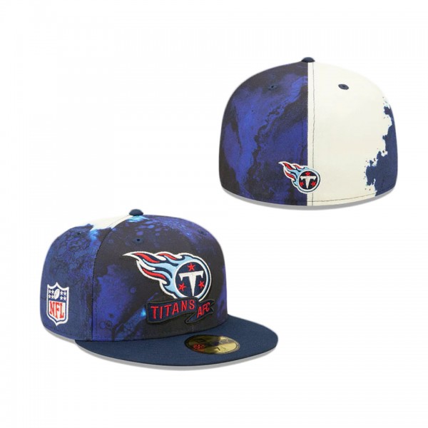 Tennessee Titans 2022 Sideline Ink Dye 59FIFTY Fit...