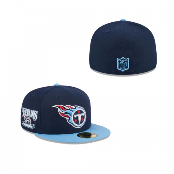 Tennessee Titans Throwback Hidden 59FIFTY Fitted Hat
