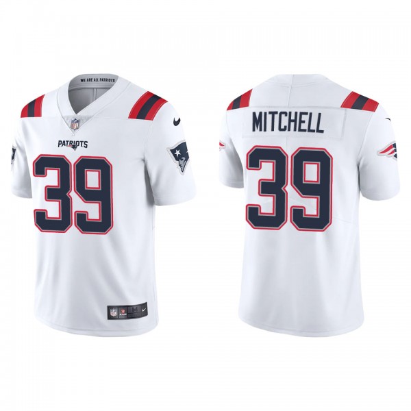 Men's New England Patriots Terrance Mitchell White...