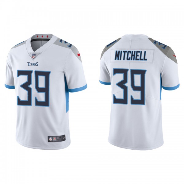 Men's Tennessee Titans Terrance Mitchell White Vapor Limited Jersey