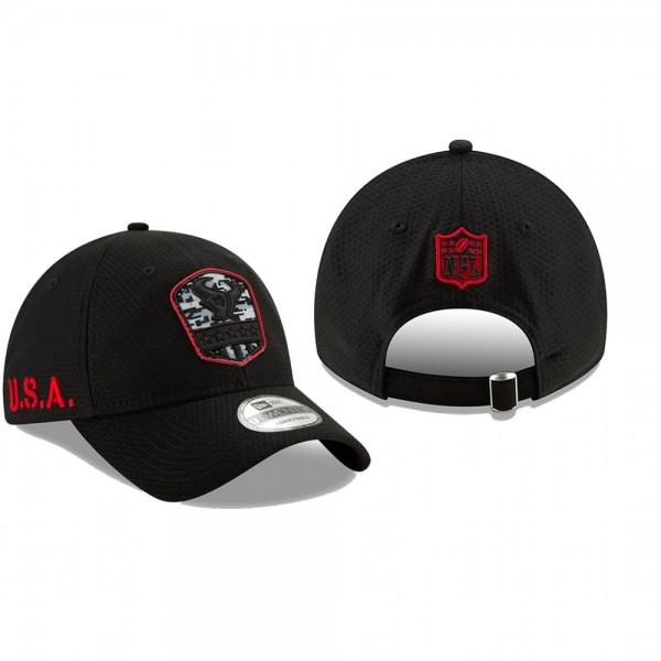 Houston Texans Black 2019 Salute to Service 9TWENTY Adjustable Hat