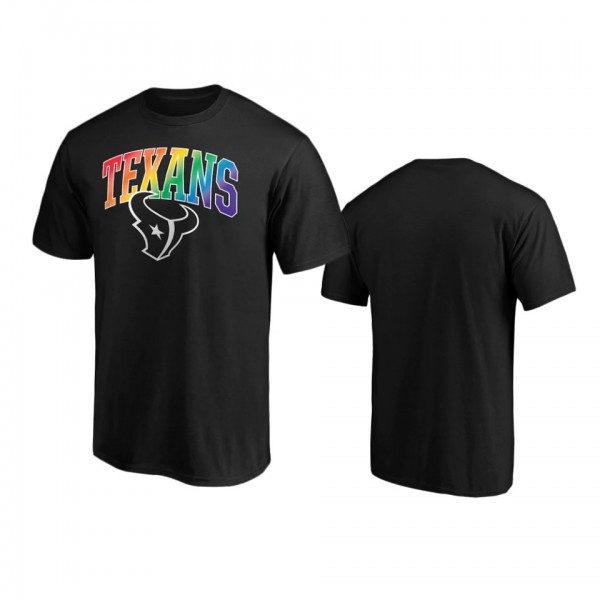 Houston Texans Black Pride Logo T-Shirt