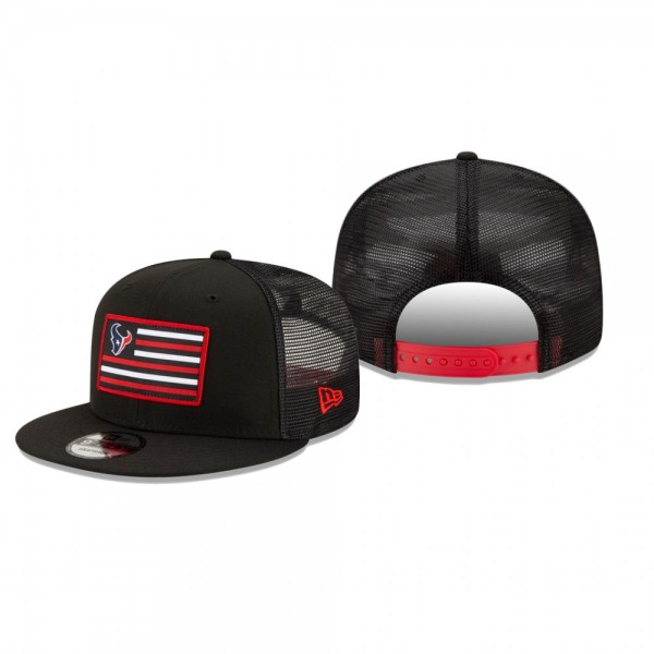 Houston Texans Black Republic Trucker 9FIFTY Hat
