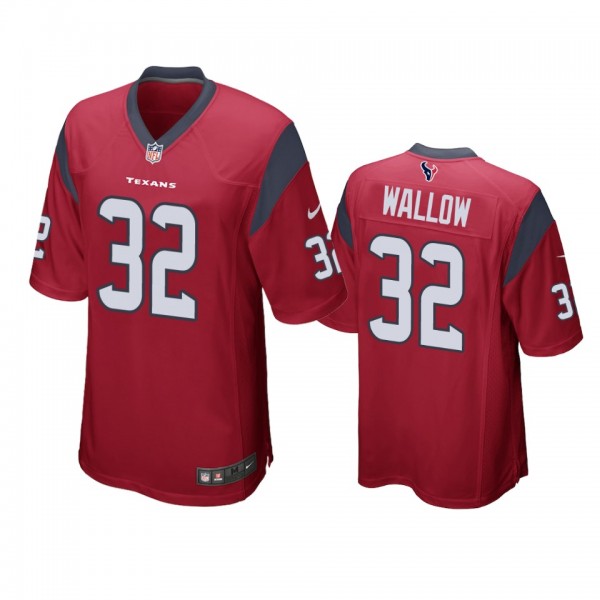 Houston Texans Garret Wallow Red Game Jersey