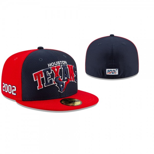 Houston Texans Navy Red 2019 NFL Sideline Home 199...