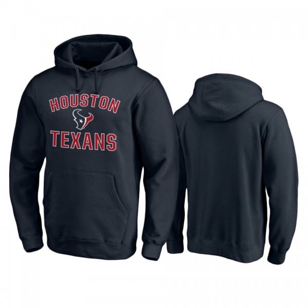 Houston Texans Navy Victory Arch Pullover Hoodie