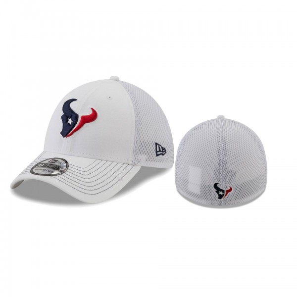 Houston Texans White Team Neo 39THIRTY Flex Hat
