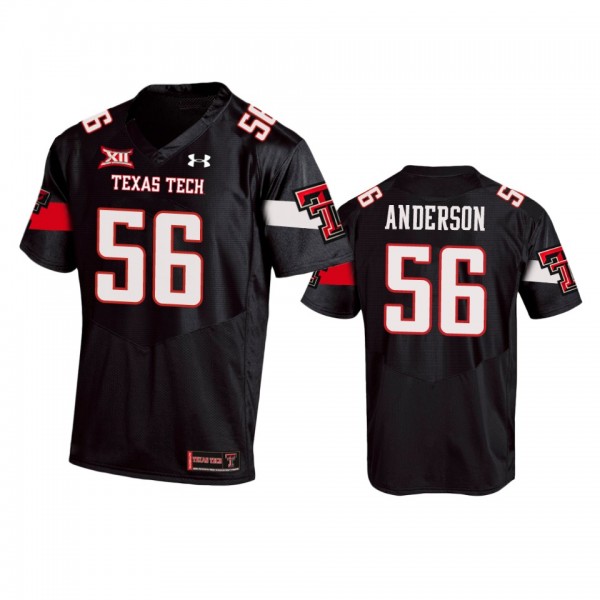 Texas Tech Red Raiders Jack Anderson Black 2020 Re...