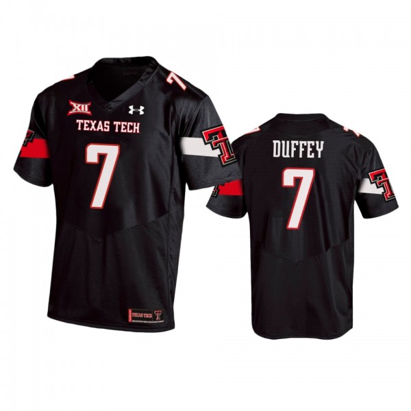 Texas Tech Red Raiders Jett Duffey Black 2020 Repl...