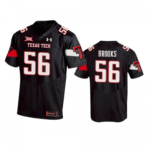 Texas Tech Red Raiders Jordyn Brooks Black 2020 Replica Football Jersey
