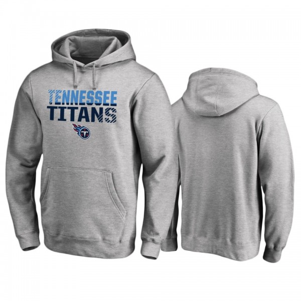 Tennessee Titans Ash Iconic Fade Out Pullover Hood...