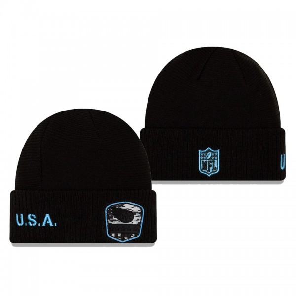 Tennessee Titans Black 2019 Salute to Service Cuffed Knit Hat