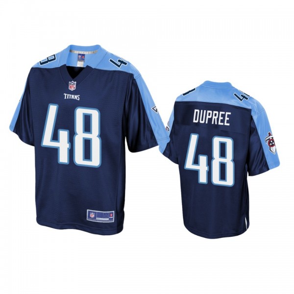 Tennessee Titans Bud Dupree Navy Pro Line Jersey -...