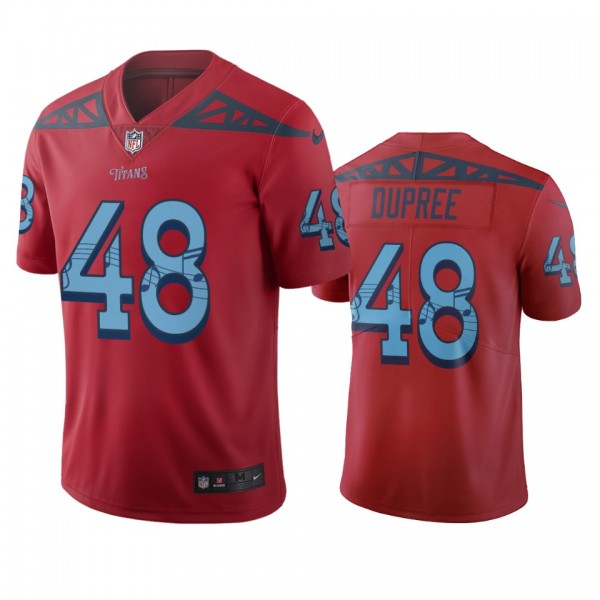 Tennessee Titans Bud Dupree Red City Edition Vapor...