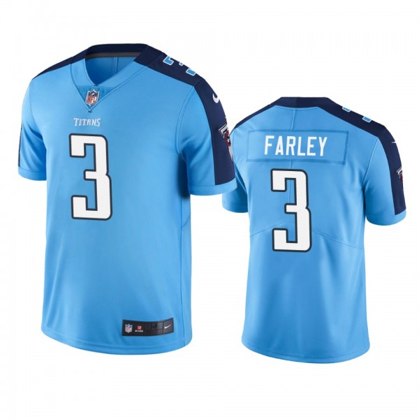 Tennessee Titans Caleb Farley Light Blue 2021 NFL ...