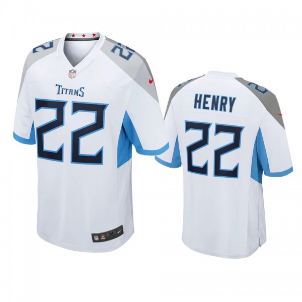 Tennessee Titans Derrick Henry White Game Jersey
