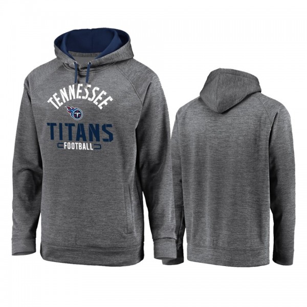 Tennessee Titans Gray Battle Charged Raglan Pullover Hoodie