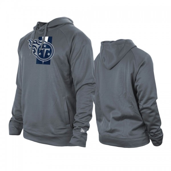 Tennessee Titans Gray Training Camp Raglan Pullover Hoodie