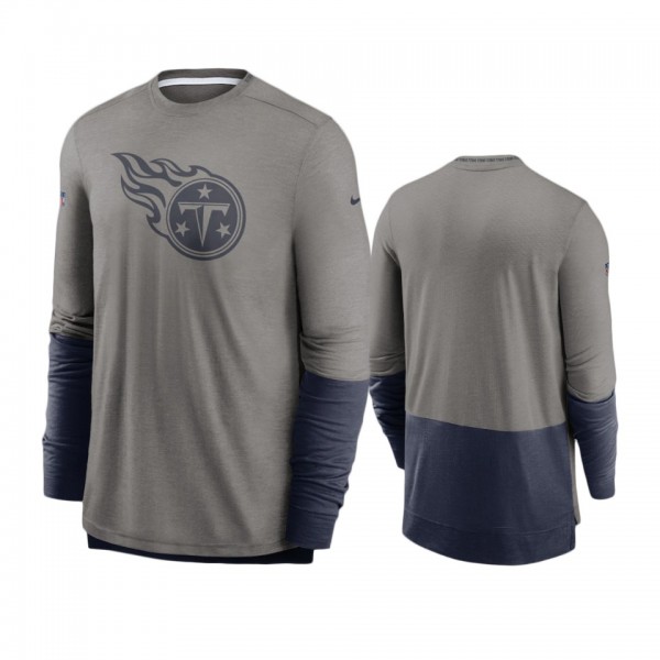 Tennessee Titans Heathered Gray Navy Sideline Play...