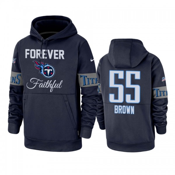 Tennessee Titans Jayon Brown Navy Forever Faithful...