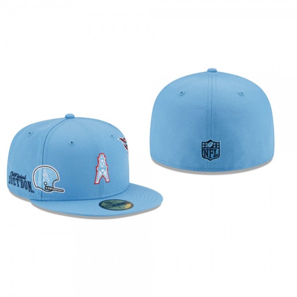 Tennessee Titans Light Blue Just Don 59FIFTY Fitted Hat
