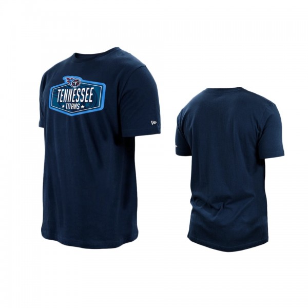 Tennessee Titans Navy 2021 NFL Draft Hook T-Shirt