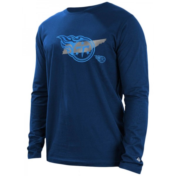 Tennessee Titans Navy State Long Sleeve T-Shirt