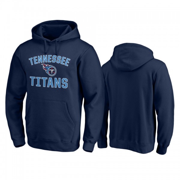 Tennessee Titans Navy Victory Arch Pullover Hoodie