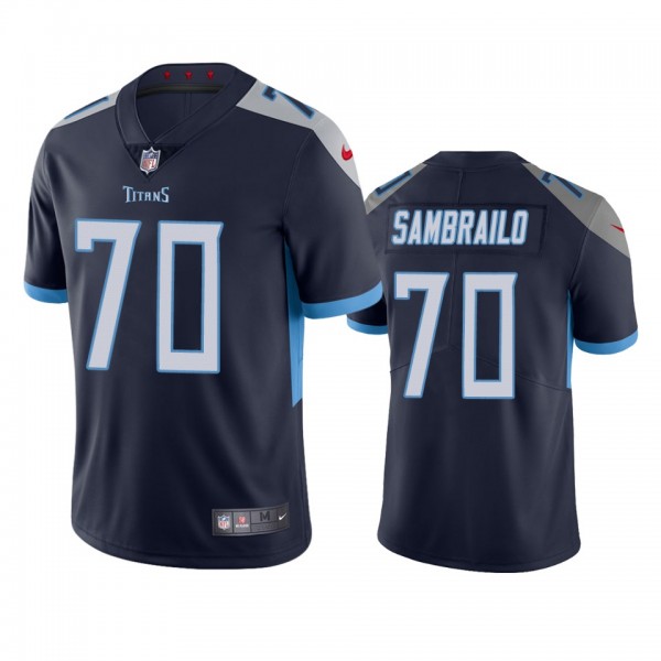 Ty Sambrailo Tennessee Titans Navy Vapor Limited Jersey
