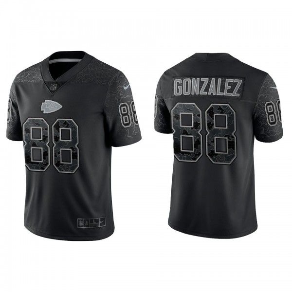 Tony Gonzalez Kansas City Chiefs Black Reflective ...
