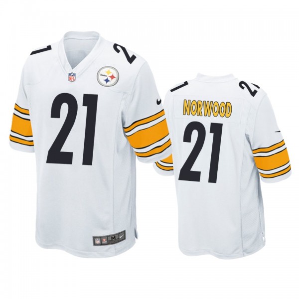 Pittsburgh Steelers Tre Norwood White Game Jersey